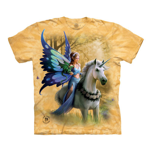 The Mountain Realm Of Enchantments Adult T-Shirt, Yellow, Small The Mountain Realm Of Enchantments Adult T-Shirt, Yellow, Small