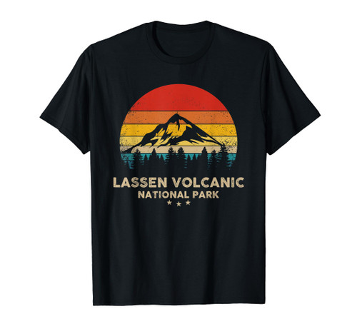 Lassen Volcanic - National Park Retro Souvenir T-Shirt Lassen Volcanic - National Park Retro Souvenir T-Shirt