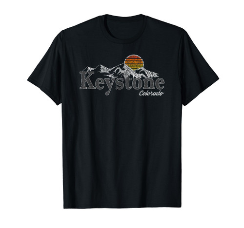 Retro Keystone Colorado Mountain T-shirt Retro Keystone Colorado Mountain T-shirt