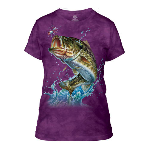 The Mountain Women's Bass Apparel, Purple, Large