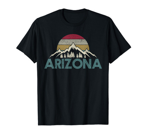 Arizona Vintage Retro Mountains Nature Hiking Souvenir Gift T-Shirt