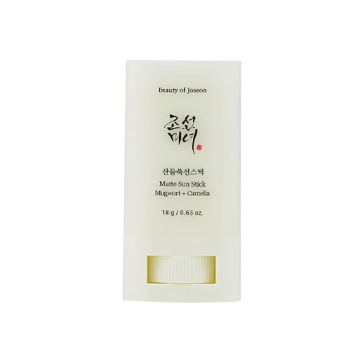 Matte sun stick : Mugwort+Camelia(18g, 0.63oz) (SPF50+ PA++++) | Korean Skincare | Facial Moisturizer with SPF | No White Cast | Strong UV Protection | Non Greasy