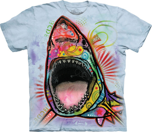 The Mountain Russo Shark Child T-Shirt, Blue, XL The Mountain Russo Shark Child T-Shirt, Blue, XL