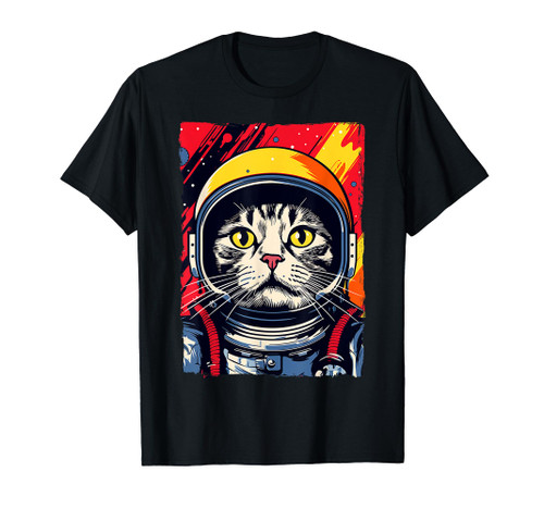 Astronaut Cat Shirt Kids Space Cat Astronaut Cat Mom Cat Dad T-Shirt Astronaut Cat Shirt Kids Space Cat Astronaut Cat Mom Cat Dad T-Shirt