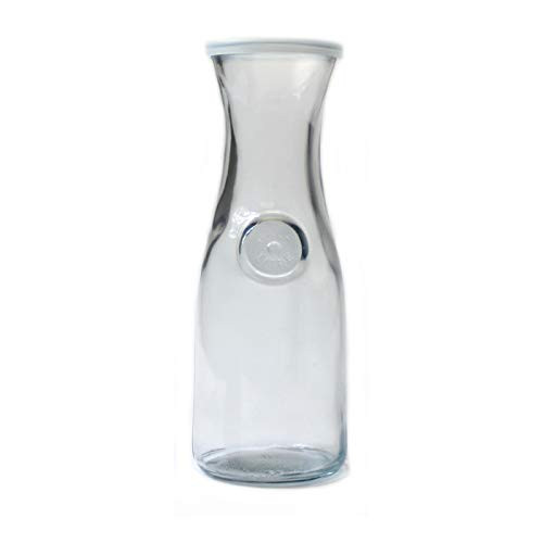 Anchor Hocking 0.5 Liter Carafe with Clear Lid, Set of 4