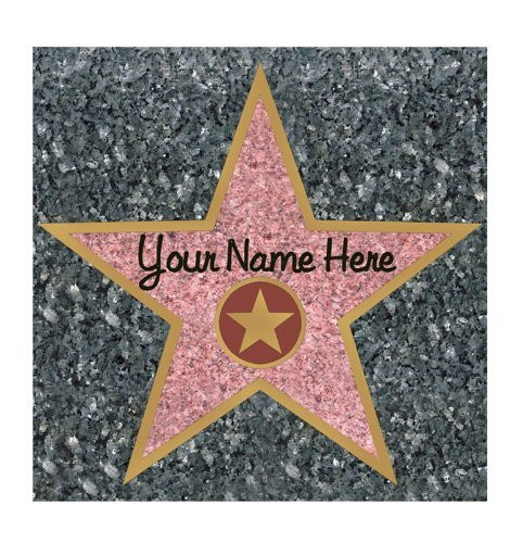 Star Peel-n-place Party Accessory (1 Count) Pkg/6