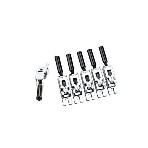 Tremolo Bridge Saddles?6Pcs Roller Bridge Tremolo Saddles for Floyd Rose Electric Guitar Replacement Accessories (Silver)