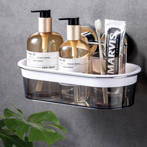 LEVERLOC Shower Caddy Suction Cup NO-Drilling Chromed Bathroom Caddy Shower Shelf Suction Basket Heavy Duty Max Hold 18lbs Waterproof Shower Organizer Storage for Bathroom & Kitchen LEVERLOC Shower Caddy Suction Cup NO-Drilling Chromed Bathroom Caddy Shower Shelf Suction Basket Heavy Duty Max Hold 18lbs Waterproof Shower Organizer Storage for Bathroom & Kitchen