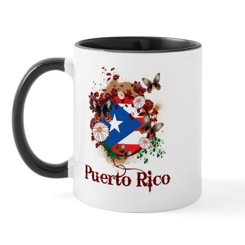 CafePress Butterfly Puerto Rico Mug 11 oz (325 ml) Ceramic Coffee Mug