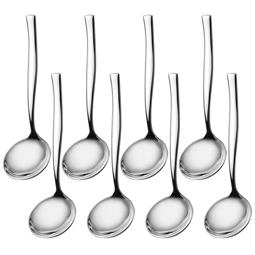 Udotry Stainless Steel Gravy Soup Ladles, Gravy Ladle Spoons, 8 Pieces Udotry Stainless Steel Gravy Soup Ladles, Gravy Ladle Spoons, 8 Pieces