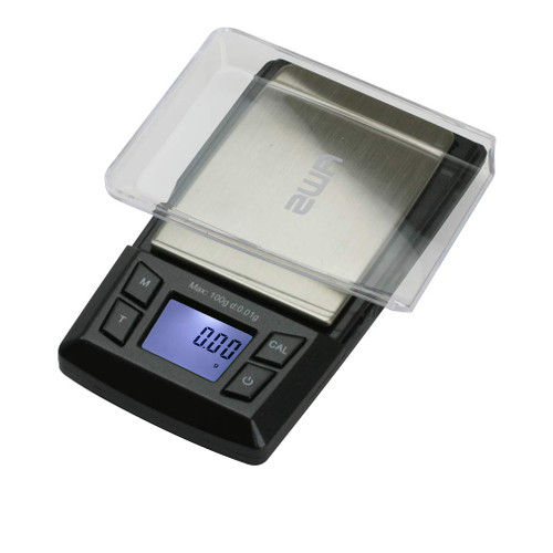 Aero Series - (AERO 100) - Modern Compact Digital Pocket Scale BCM-100-SL - 100 G x 0.01 G - AMERICAN WEIGH SCALES