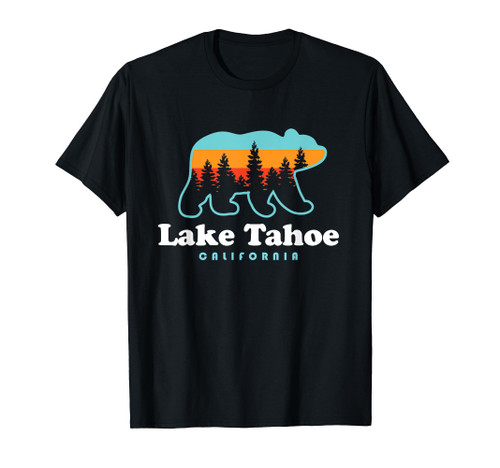 Lake Tahoe California Bear Mountains Hiking T-Shirt