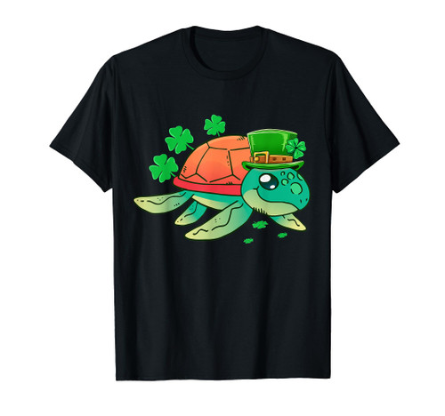 Turtle Clothing Leprechaun Shamrock St Patrick's Day T-Shirt