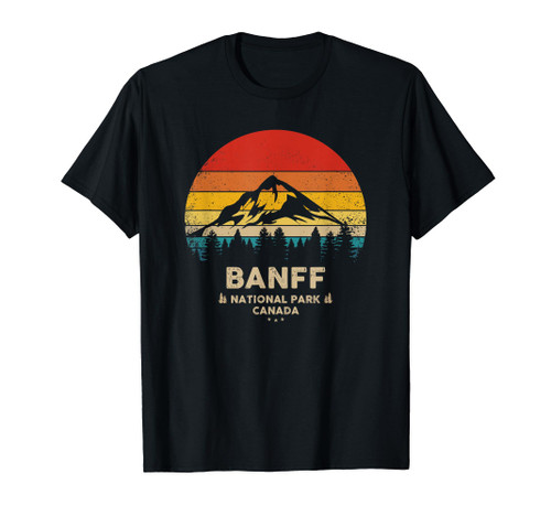 Banff - Canadian National Park Retro Souvenir T-Shirt