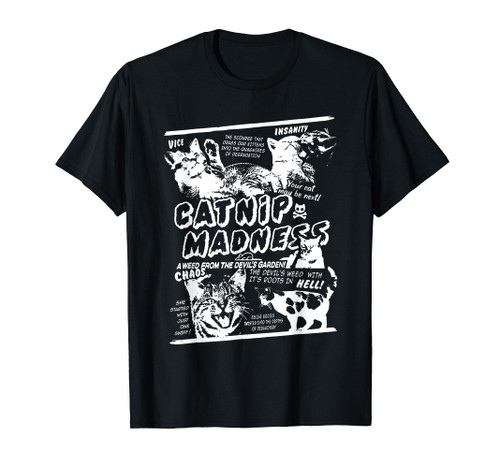 Catnip Madness Cute Kitten Cat Lover for Cat Owners Funny T-Shirt Catnip Madness Cute Kitten Cat Lover for Cat Owners Funny T-Shirt