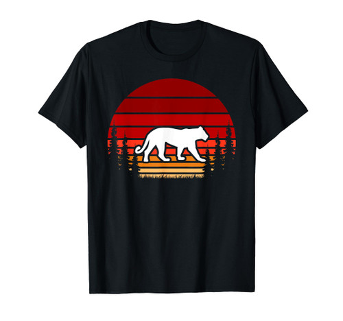 Mountain Lion Retro Vintage 70s 80s Style T-Shirt