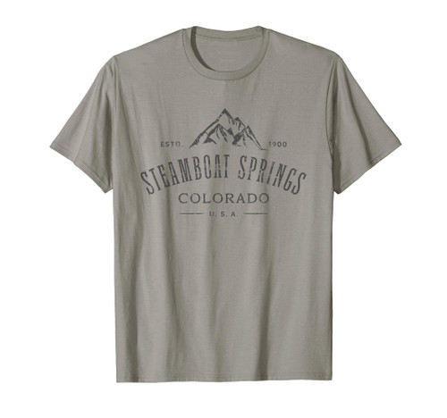 Steamboat Springs Colorado Awesome Mountain Design Souvenir T-Shirt Steamboat Springs Colorado Awesome Mountain Design Souvenir T-Shirt