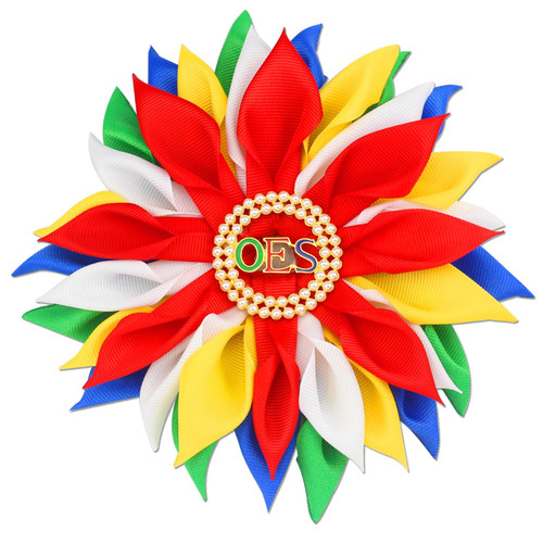 Order of The Eastern Star Pin for Women OES Brooch Pin Greek OES Gift Sorority Paraphernalia Jewelry Satin & Pearl Flower Pin 7.1" for Clothing (OES Flower) Order of The Eastern Star Pin for Women OES Brooch Pin Greek OES Gift Sorority Paraphernalia Jewelry Satin & Pearl Flower Pin 7.1" for Clothing (OES Flower)