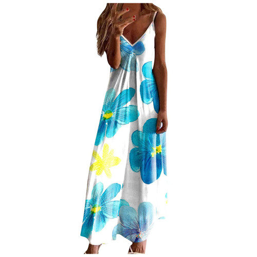 hamovessi Dresses for Women 2022 V Neck Sleeveless Elastic Tunic Dress Fashion Print Plus Size Holiday Sundress (White, S) hamovessi Dresses for Women 2022 V Neck Sleeveless Elastic Tunic Dress Fashion Print Plus Size Holiday Sundress (White, S)