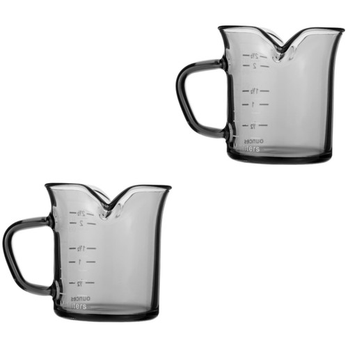 Ciieeo 2pcs Double Mouth Milk Cup Measuring Cup Espresso Measuring Glass Colored Drinking Glasses Glass Coffee Cups Borosilicate Glass Measuring Cup Mini Coffee Pot Ounce Kettle Liquid Ciieeo 2pcs Double Mouth Milk Cup Measuring Cup Espresso Measuring Glass Colored Drinking Glasses Glass Coffee Cups Borosilicate Glass Measuring Cup Mini Coffee Pot Ounce Kettle Liquid