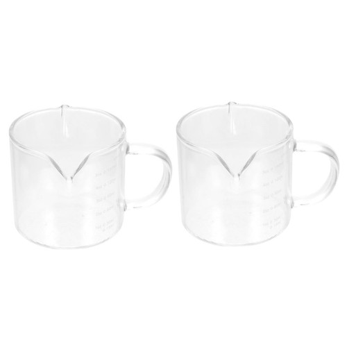 Zerodeko 2pcs Glass Double Mouth Milk Cup Espresso Mugs Glass Milk Cup Measuring Glass Cup Glass Coffee Cup Espresso Shot Glass Clear Cups Espresso Coffee Mother Creamer Jar Scale Zerodeko 2pcs Glass Double Mouth Milk Cup Espresso Mugs Glass Milk Cup Measuring Glass Cup Glass Coffee Cup Espresso Shot Glass Clear Cups Espresso Coffee Mother Creamer Jar Scale