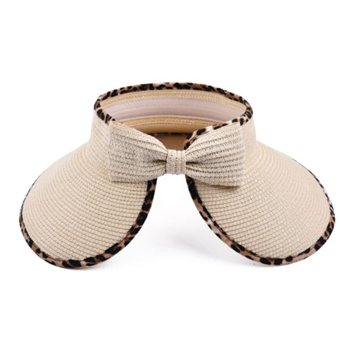 EXVVQOQO UPF50+ Sun Visor Hats for Women Wide Brim Straw Roll Up Ponytail Summer Beach Sun Hat Packable Foldable Huikun-C301 Beige EXVVQOQO UPF50+ Sun Visor Hats for Women Wide Brim Straw Roll Up Ponytail Summer Beach Sun Hat Packable Foldable Huikun-C301 Beige