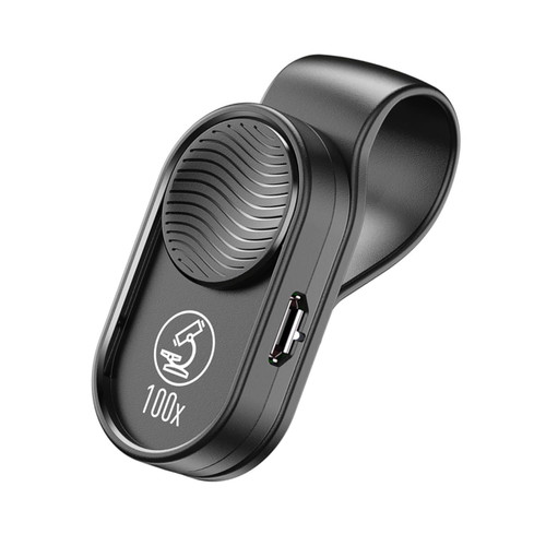 Mini Microscope Portable Microscope Mini Mobile Phone Microscope Digital Phone Microscope Lens 100x Microscope Microscopio Digital Universal Magnifier Pocket Size Phone Microscopes