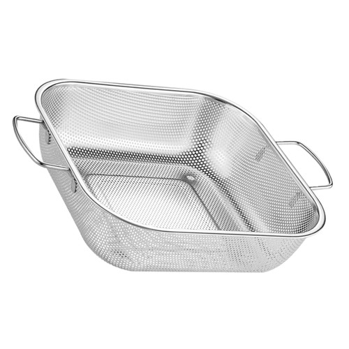 MAGICLULU Binaural Drainer Basket Mesh Strainer Draining Basket Filter Vegetable Strainer Fruit Colander Strainer Basket Kitchen Fruit Drain Basket Stainless Rice Strainer Noodle