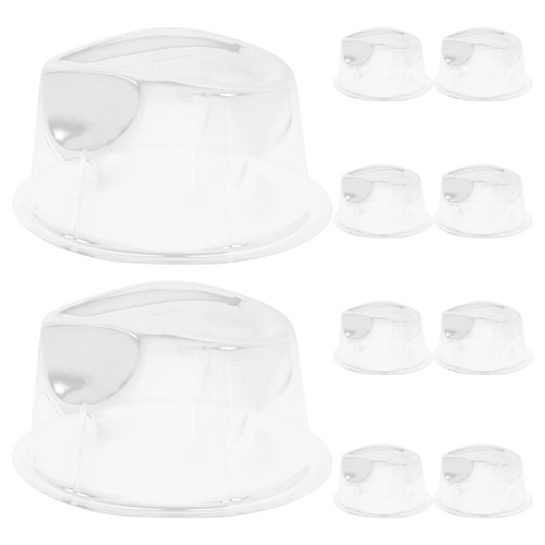 Homoyoyo 10pcs Cowboy Hat Holder Hat Display Stand Caps Display Support Fedora Hat Holders Balls Cake Topper Bonnet for Kids Kid Hangers Hats Baseball Hat Storage Rack Washer Pvc Wig Child