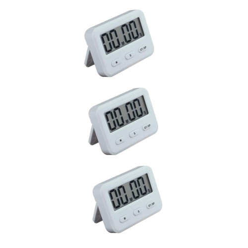 DECHOUS 3pcs Countdown Alarm Cooking Giant Alarm up Kitchen Cooking Countdown Timer Magnetic Timer Digital Timer Cooking Timers Digital Clocks Accessories Student Number