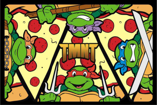 Teenage Mutant Ninja Turtles Buckle-Down TMNT Turtle Battle Poses/Pizza Placemat