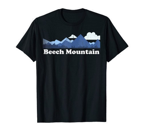 Beech Mountain North Carolina Blue Ridge Mountains NC T-Shirt