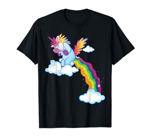 Unicorn Lover Gift Funny Rainbow Pooping Unicorn T-Shirt Unicorn Lover Gift Funny Rainbow Pooping Unicorn T-Shirt