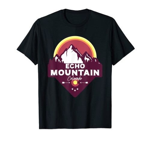Echo Mountain Colorado CO Rocky Mountains Hiking Skiing T-Shirt Echo Mountain Colorado CO Rocky Mountains Hiking Skiing T-Shirt