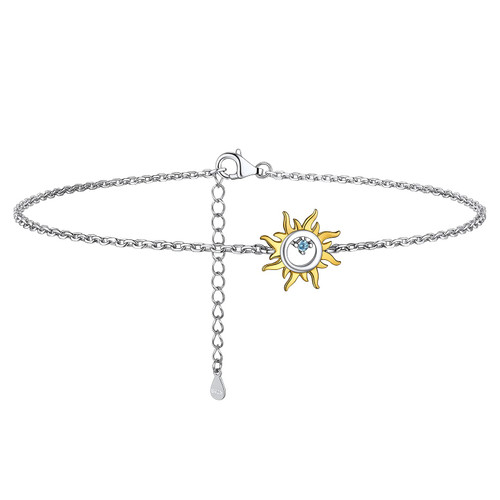 Ankle Bracelet For Women Sterling Silver Summer Anklets Dainty Beach Anklet Foot Jewelry Ankle Bracelet For Women Sterling Silver Summer Anklets Dainty Beach Anklet Foot Jewelry