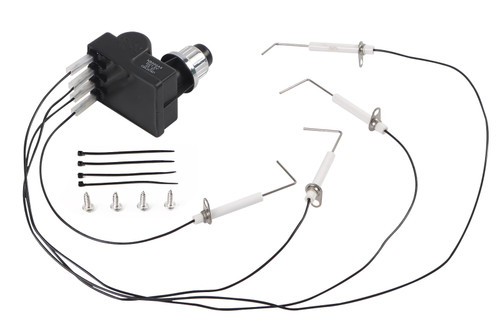 Barbqtime 4 Outlets Grill Igniter Kit for Blackstone 28 Inch Griddle, Electronic Spark Igniter for Blackstone, Igniter Replacement for Blackstone 28 Inch Grill