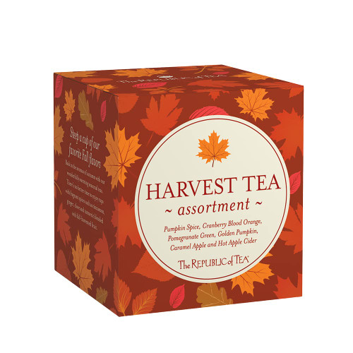 The Republic of Tea: Fall Harvest Tea Assortment Cube, 24 Tea Bags The Republic of Tea: Fall Harvest Tea Assortment Cube, 24 Tea Bags
