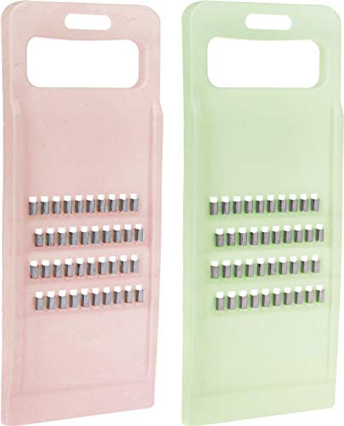 Korean Carrot Grater - Pack of 2 - Plastic Grater for Kitchen - Grater for Vegetables Korean Carrot Grater - Pack of 2 - Plastic Grater for Kitchen - Grater for Vegetables