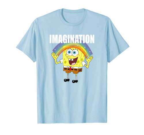 Mademark x SpongeBob SquarePants - SpongeBob - Rainbow with Imagination T-Shirt