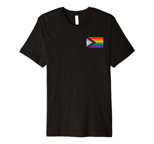 Rainbow flag for LGBTQ+ pride month awareness Gay Lesbian 69 Premium T-Shirt