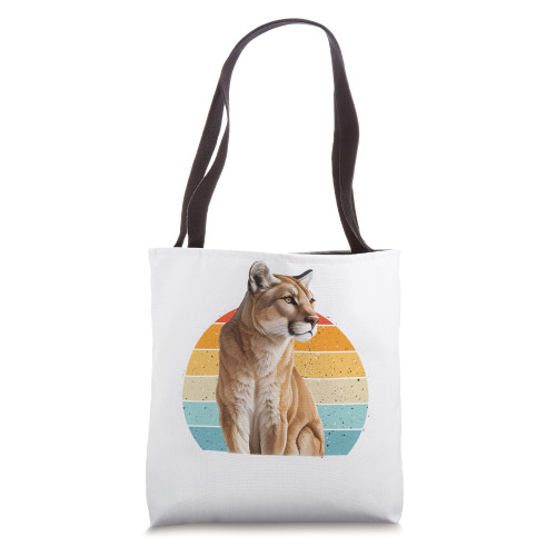 P-22 mountain lion Cougar - Vintage Hollywood Cat Tote Bag