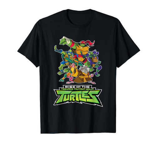 Mademark x Teenage Mutant Ninja Turtles - Splinter & The Turtles - Rise T-Shirt Mademark x Teenage Mutant Ninja Turtles - Splinter & The Turtles - Rise T-Shirt