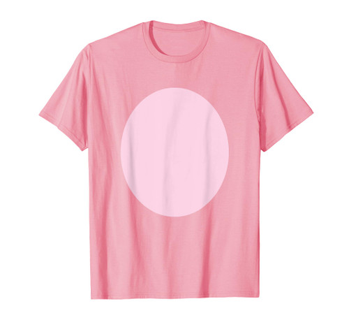 Pig Belly Pink Fur Barnyard Animal Halloween Costume Shirt