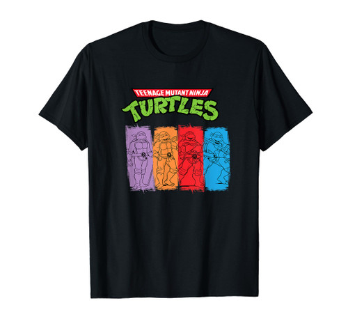 Mademark x Teenage Mutant Ninja Turtles - Original Teenage Mutant Ninja Turtles Classic Retro Vintage T-Shirt