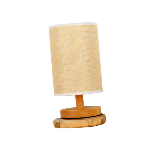 Veemoon Dimmable Table Light Modern Bedside Lamp Dimmable Desk Lamp Fabric Wooden Table Lamp Bedside Desk Lamp Bedside Lamp with USB Port Bedside Table Lamps Bamboo Small Table Lamp Led