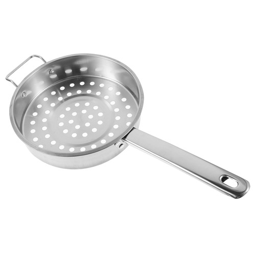 Zerodeko Stainless Steel Colander Pasta Colander Ramen Strainer Basket Strainer Spoon Food Spoons Handle Colander Slotted Strainer Ladle Jelly Mold 201 Stainless Steel Handheld
