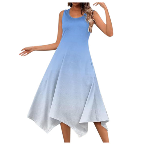 Maxi Dresses for Women 2024 Summer Dresses Women's Casual Summer Print Sleeveless Dress Handkerchief Hem Maxi Tank Top Dress with Pockets Beach (Light Blue, S) Maxi Dresses for Women 2024 Summer Dresses Women's Casual Summer Print Sleeveless Dress Handkerchief Hem Maxi Tank Top Dress with Pockets Beach (Light Blue, S)