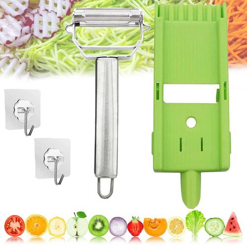 Zestio Peeler, Zestio Multi Peeler Set, Zestio Tool Multi Potato Peeler, Multifunctional Fruit and Vegetable Peeler, Veggie Slicer for Small Job in Kitchen (1 Set)