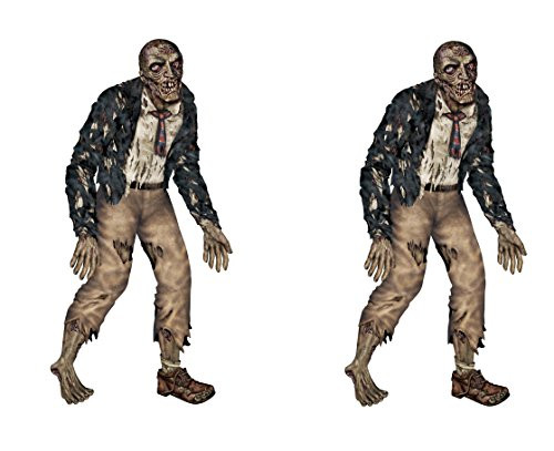 Beistle S00107AZ2, 2 Piece Jointed Zombie, 6'