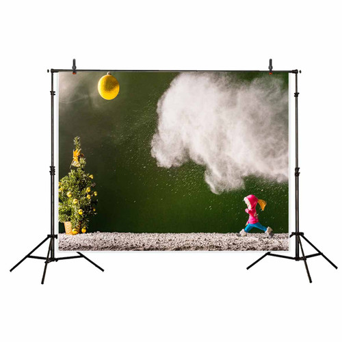 Funnytree 7x5ft Christmas theme Polyester photography Backdrop child snowflakes Christmas tree For Family Background studio prop Photocall